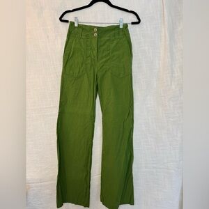 Anthropologie Maeve Olive Trousers